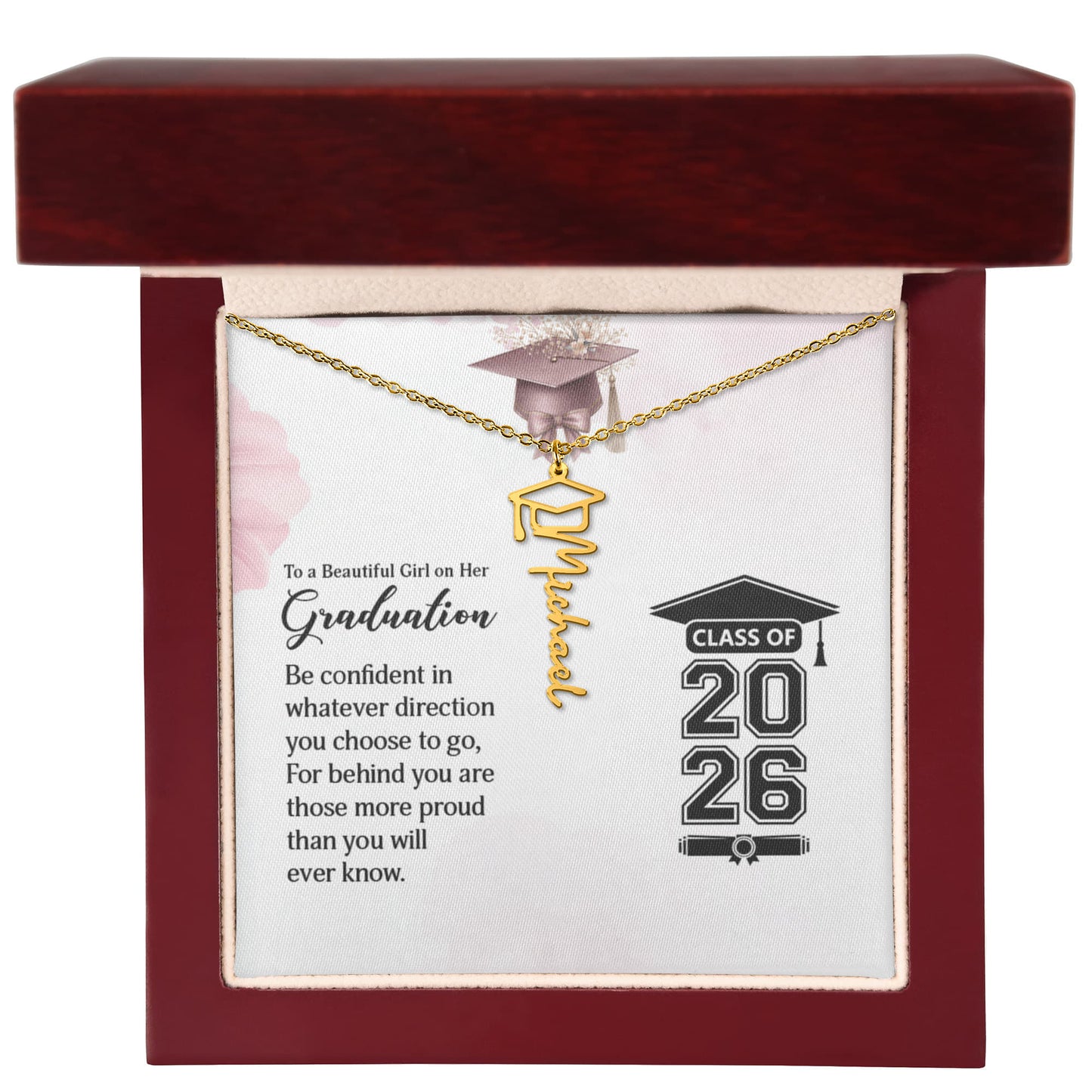Personalized Graduation Necklace