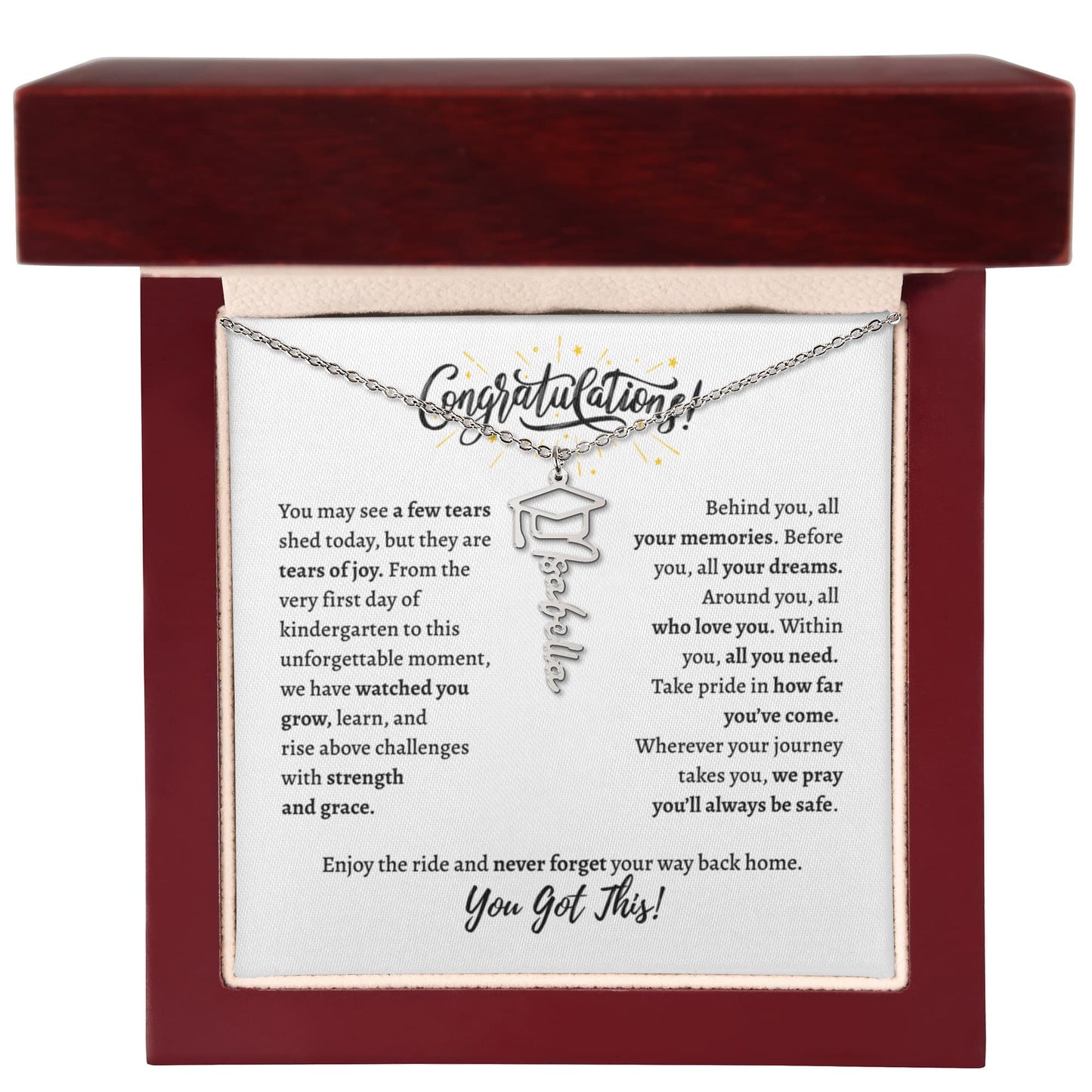 Graduation - Personalized Necklace