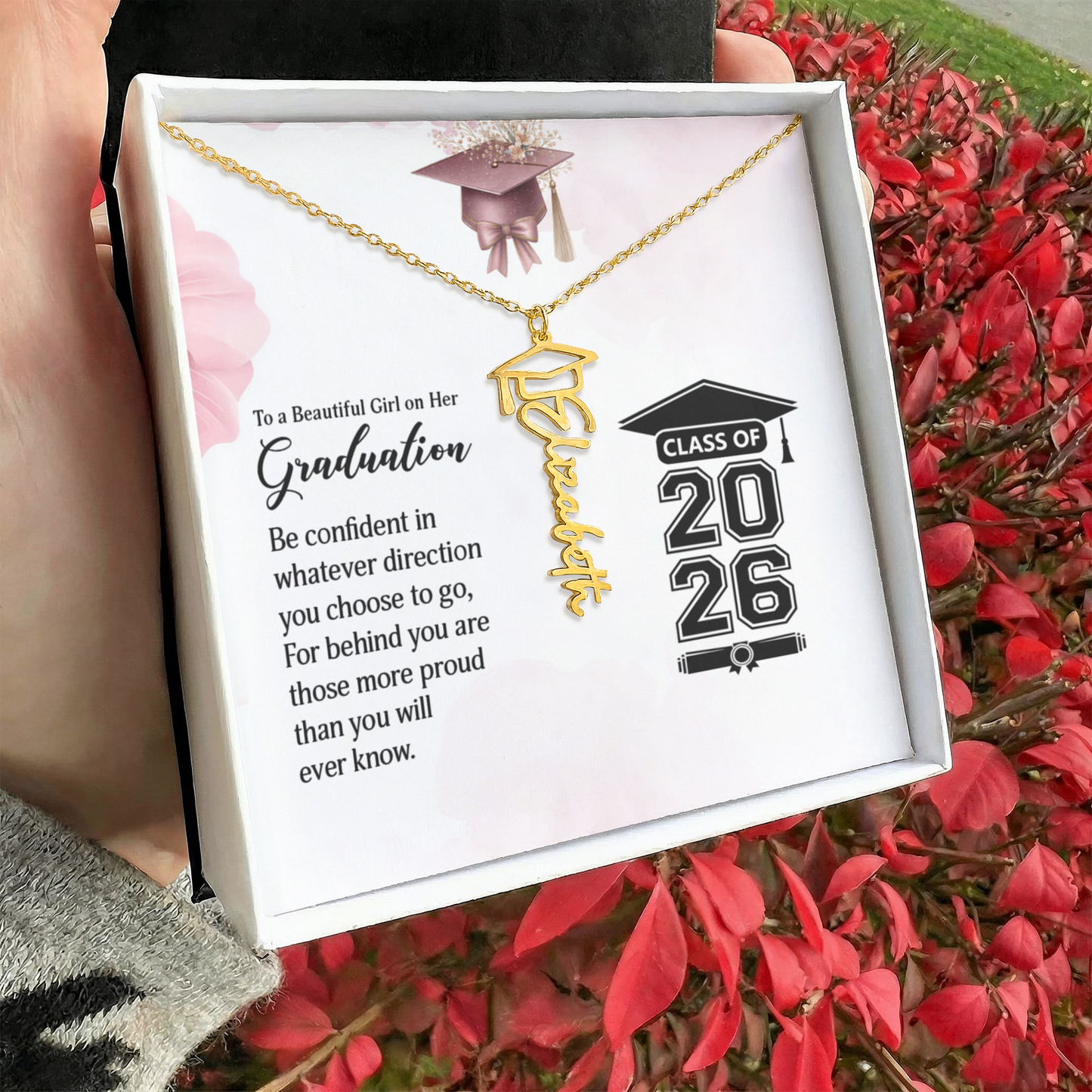 Personalized Graduation Necklace