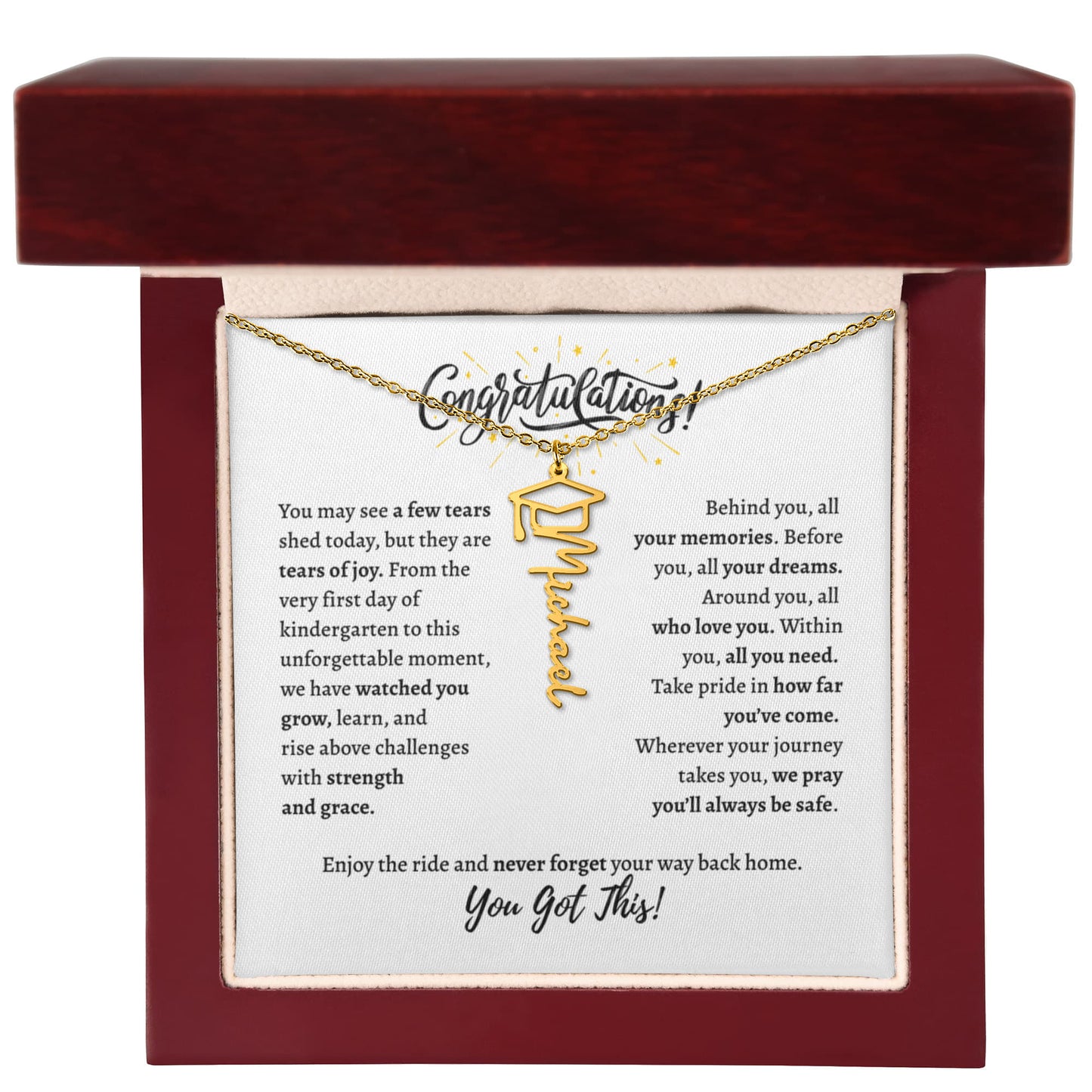 Graduation - Personalized Necklace