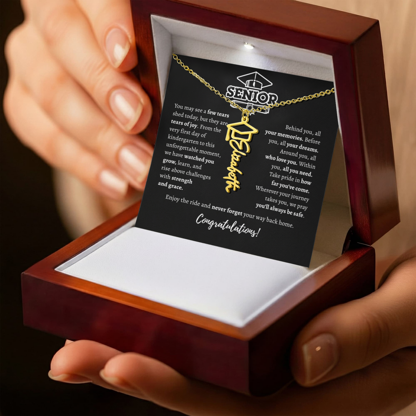 Graduating Senior - Personalized Name Necklace